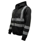 Hi Vis HV008 Hooded Zipper - Honesty Sales