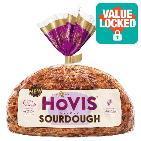 Hovis Seeded Sourdough 450g (1 x 450g) - Honesty Sales