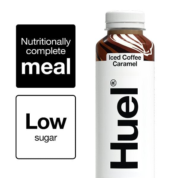 Huel Iced Coffee Caramel 500ml (8 x 500ml) - Honesty Sales