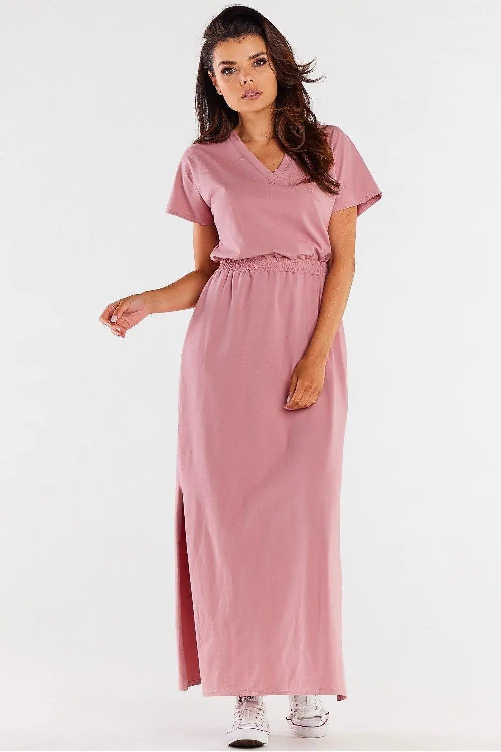 Infinite You heart neckline maxi dress - Honesty Sales
