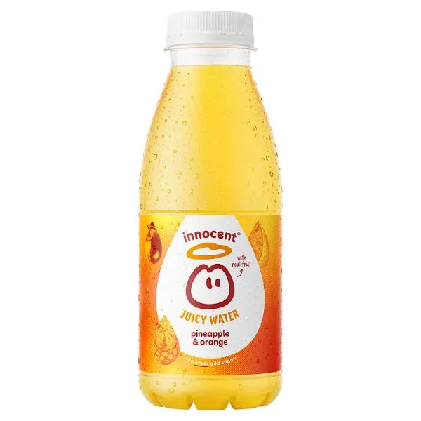 innocent Juicy Water Pineapple & Orange 420ml (Case of 12) Honesty Sales U.K