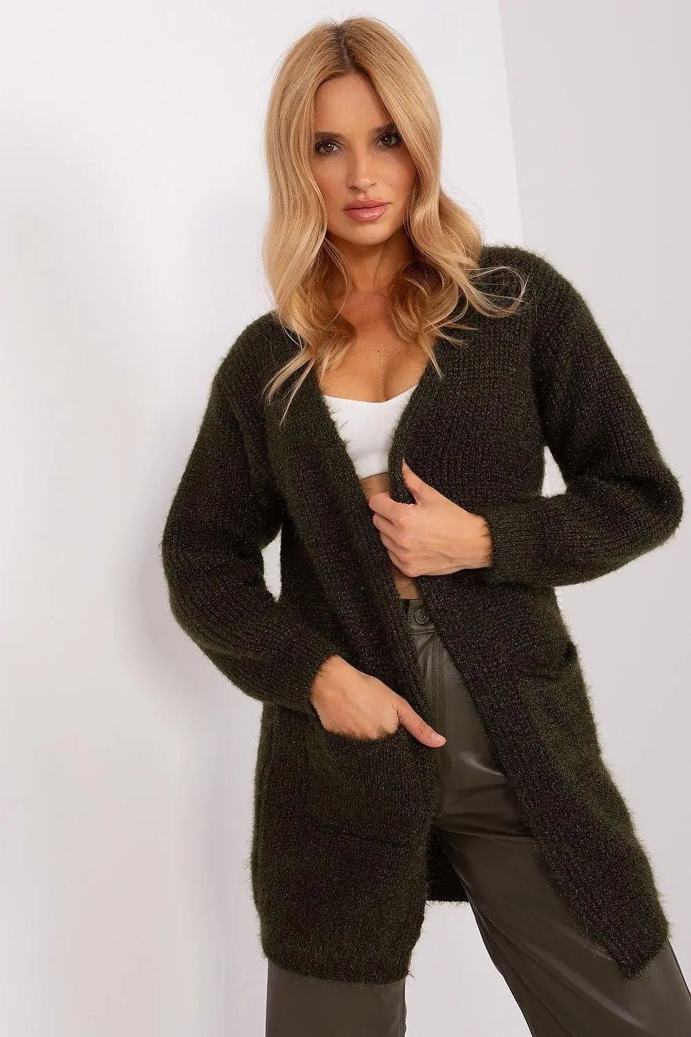 Italy Moda high-quality acrylic cardigan - Honesty Sales