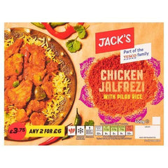 Jack's Chicken Jalfrezi with Pilau Rice 400g - Honesty Sales