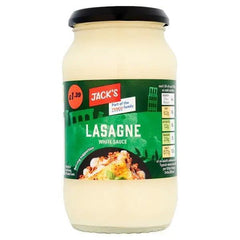 Jack's Lasagne White Sauce 440g Rich Flavor (Case of 6) - Honesty Sales