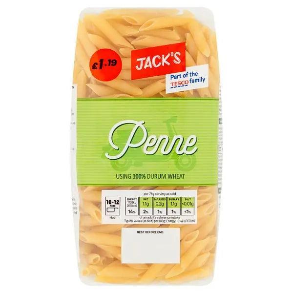 Jack's Penne 500g (Case of 12) - Honesty Sales