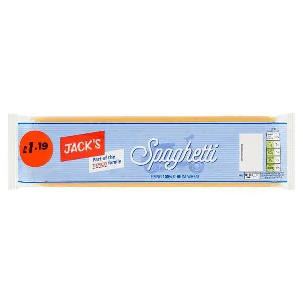Jack's Spaghetti 500g (Case of 24) - Honesty Sales