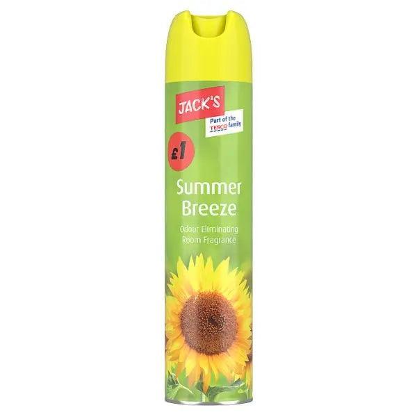 Jack's Summer Breeze Odour Eliminating Room Fragrance 240ml (Case of 6) - Honesty Sales