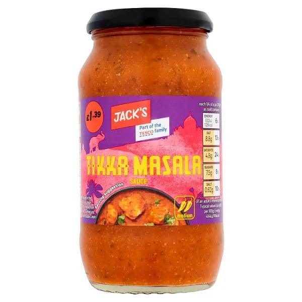Jack's Tikka Masala Sauce 440g (Case of 6) - Honesty Sales