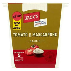 Jack's Tomato & Mascarpone Sauce 350g - Honesty Sales