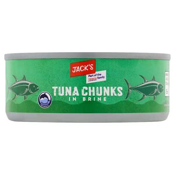 Jack's Tuna Chunks in Brine 145g (Case of 12) - Honesty Sales