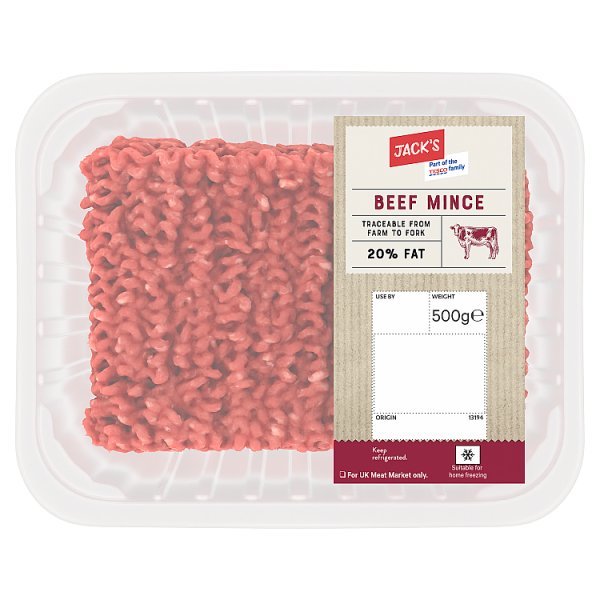 Jack's Beef Mince 500g (4 x 500g) - Honesty Sales