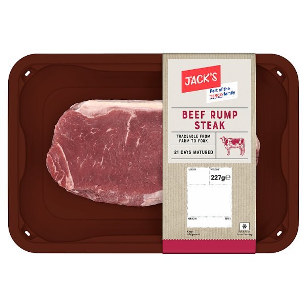 Jack's Beef Rump Steak 227g (1 x 227g) - Honesty Sales