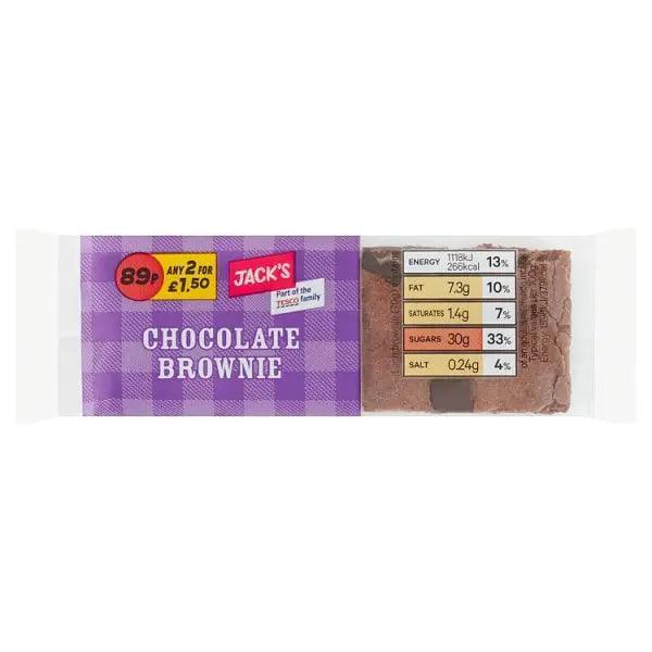 Jack's Chocolate Brownie 70g (Case of 12) - Honesty Sales