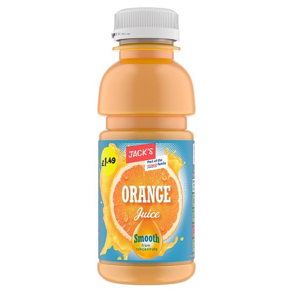 Jack's Orange Juice Smooth 300ml (8 x 300ml) - Honesty Sales