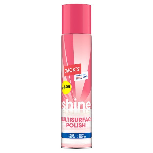 Jack's Shine Multisurface Polish 300ml (6 x 300ml) - Honesty Sales
