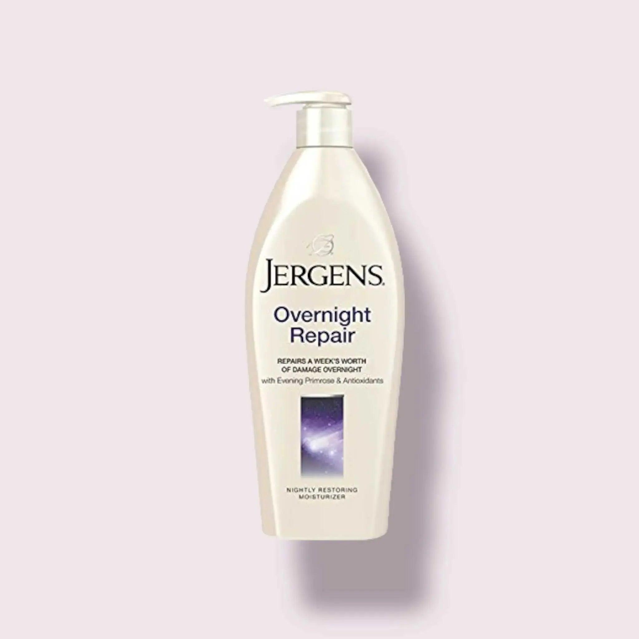 JERGENS Overnight Repair Nightly Restoring Moisturizer 400ml - Honesty Sales