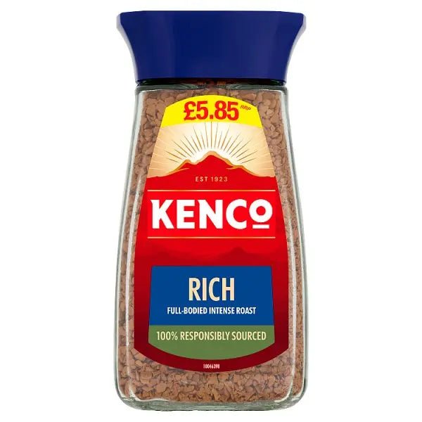 Kenco Rich Instant Coffee 100g (Case of 6) - Honesty Sales