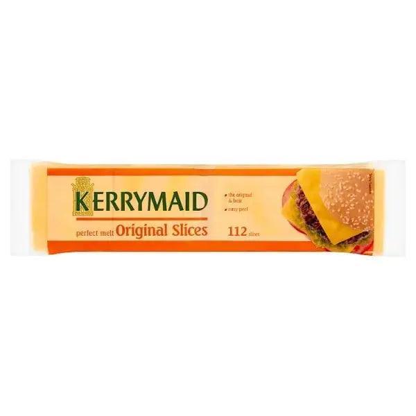 Kerrymaid Processed Cheddar Cheese Food Slices 112 Slices 1.4kg - Honesty Sales