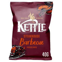 Kettle Steakhouse Barbecue Potato Chips 40g (Case of 18) - Honesty Sales