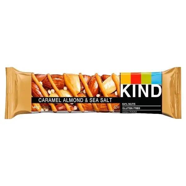 KIND Caramel Almond & Sea Salt Snack Bar 40g (Case of 12) - Honesty Sales