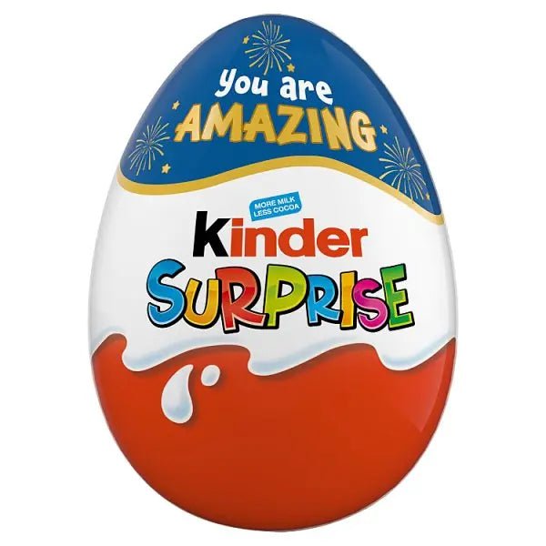 Kinder Surprise Milk Chocolate Egg With Toy Messages 20g (Case of 36) - Honesty Sales