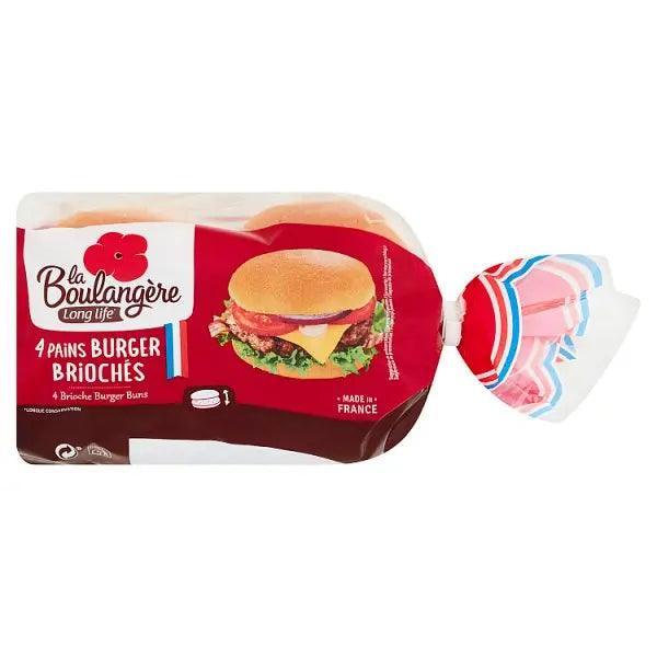 La Boulangère 4 Brioche Burger Buns (200g) - Honesty Sales