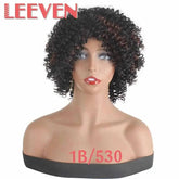 Leeven Afro Kinky Curly Wig 6 inches Synthetic Hair - Honesty Sales