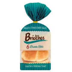 Les Brioches 6 Brioche Rolls 192g - Honesty Sales