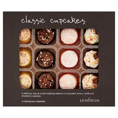 Lichfields 12 Luxury Cupcakes (Case of 12) - Honesty Sales