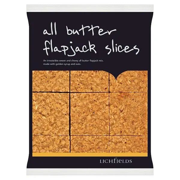 Lichfields All Butter Flapjack Slices 585g - Honesty Sales