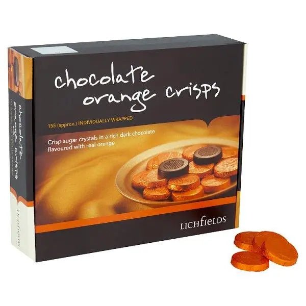 Lichfields Chocolate Orange Crisps 1kg - Honesty Sales