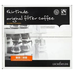 Lichfields Fairtrade Original Filter Coffee 20 x 65g - Honesty Sales