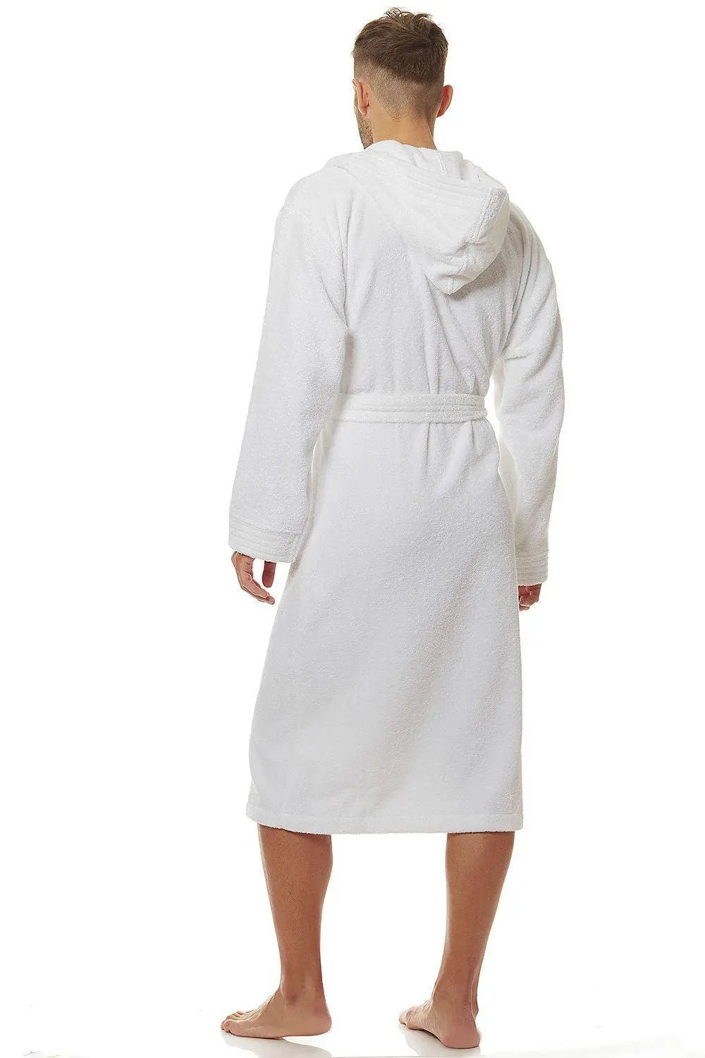 L&L collection men's white bathrobe - Honesty Sales