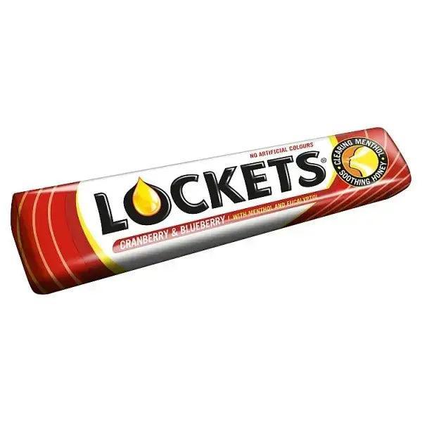 Lockets Cranberry & Blueberry 41g menthol and eucalyptol( Case of 20) - Honesty Sales