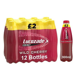 Lucozade Energy Cherry 900ml (Case of 12) - Honesty Sales