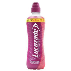 Lucozade Sport Cherry Kick PMP 500ml (Case of 12) - Honesty Sales