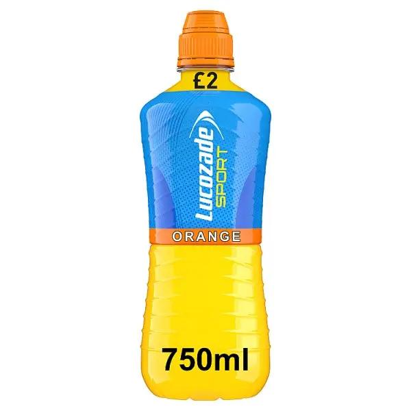 Lucozade Sport Drink Orange 750ml (Case of 12) - Honesty Sales