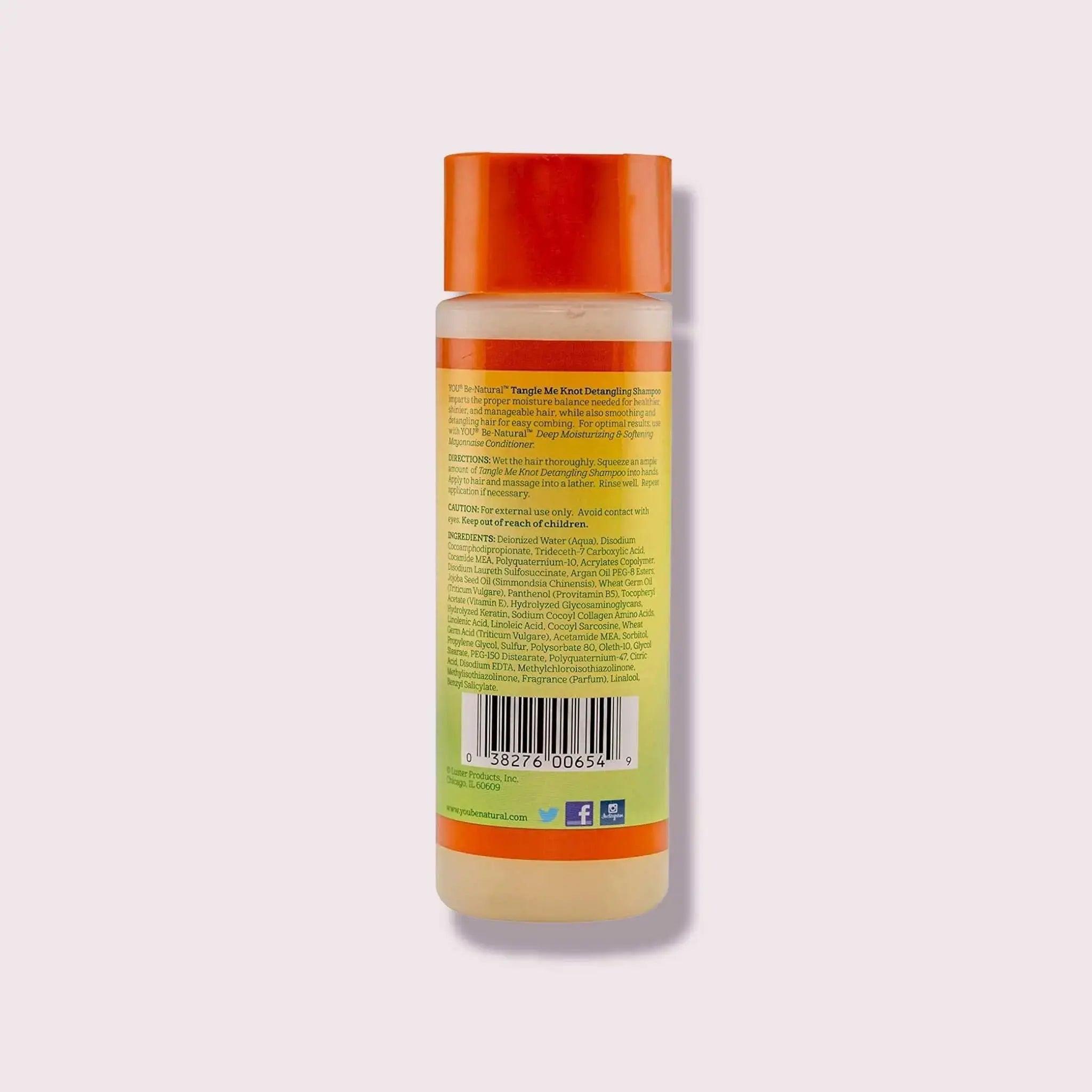 Luster's You Be-Natural Botanical Tangle Me Knot Detangling Shampoo 8 fl. oz - Honesty Sales