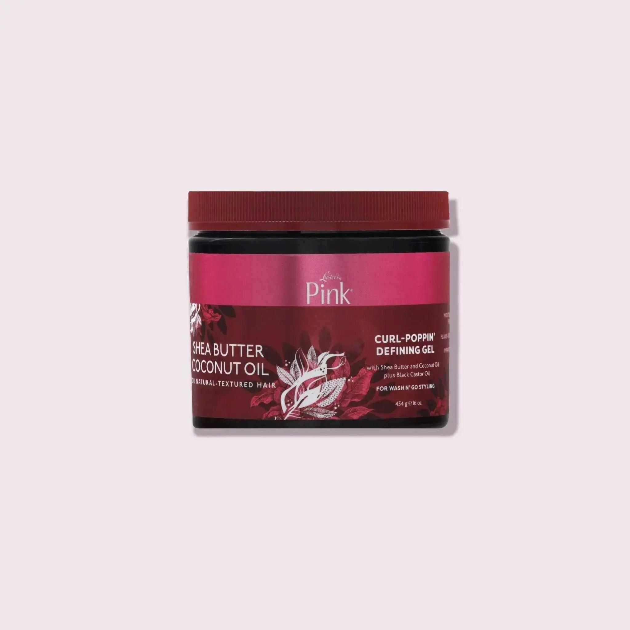 Lusters Pink Shea Butter Coconut Oil Curl-Poppin' Defining Gel - Honesty Sales