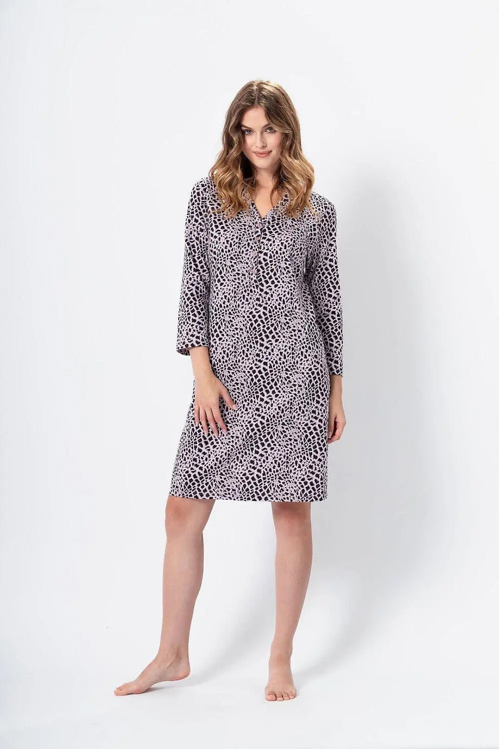 M-Max leopard pattern womens shirt - Honesty Sales