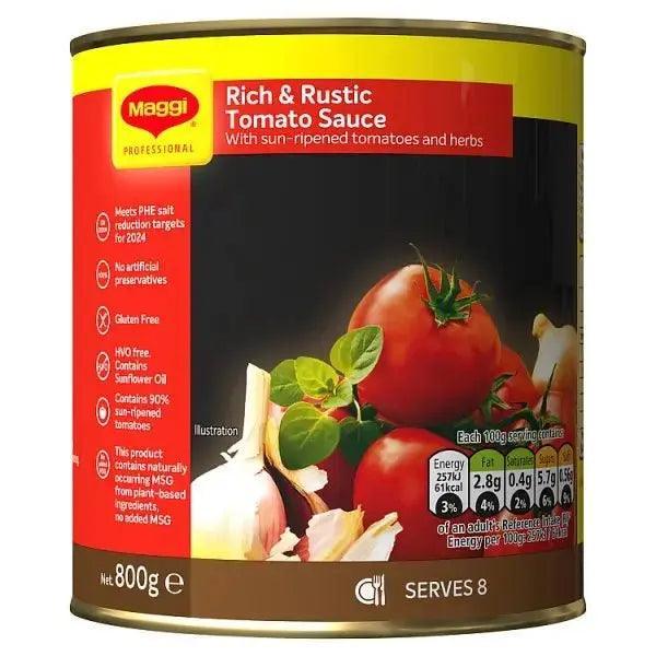 Maggi Rich & Rustic Tomato Sauce 800g - Honesty Sales