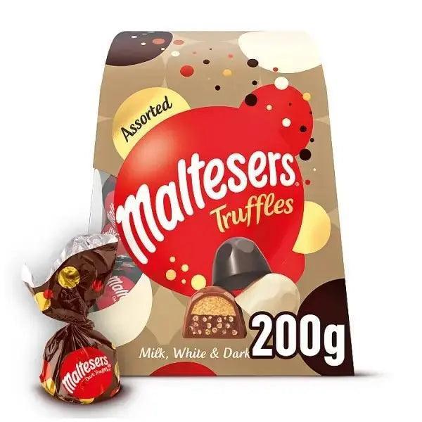 Maltesers Assorted Truffles Milk Chocolate Gift Box of Chocolates 200g (Case of 6) - Honesty Sales