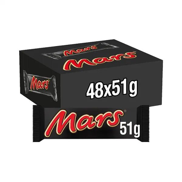 Mars, Caramel, Nougat & Milk Chocolate Snack Bar 51g (Case of 48) - Honesty Sales