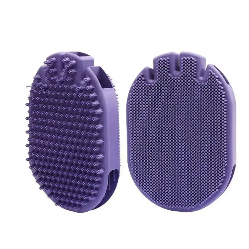 Massaging Pet Shampoo Brush, Soft Bristle Pet Grooming Brush, Dual - Sided Cleaning Brush Ideal For Dog Grooming And Shampooing 1pcs - Honesty Sales