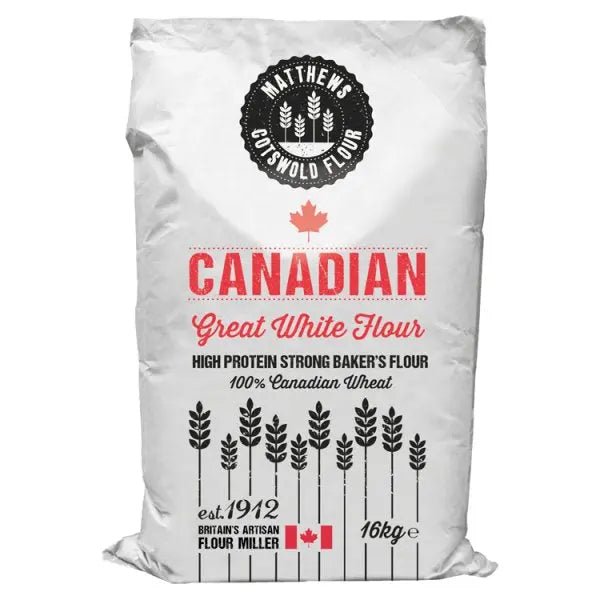 Matthews Cotswold Flour Canadian Great White Flour 16kg - Honesty Sales