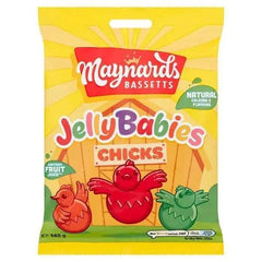 Maynards Bassetts Jelly Babies Chicks Bag 165g (Case of 12) - Honesty Sales