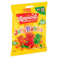 Maynards Bassetts Jelly Babies Sweets Bag 130g (Case of 12) - Honesty Sales