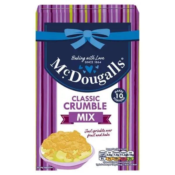McDougalls Classic Crumble Mix 400g (Case of 5) - Honesty Sales