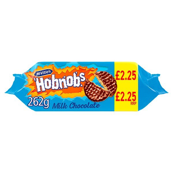 McVitie's Milk Chocolate Hobnobs Biscuits 262g (15 x 262g) - Honesty Sales