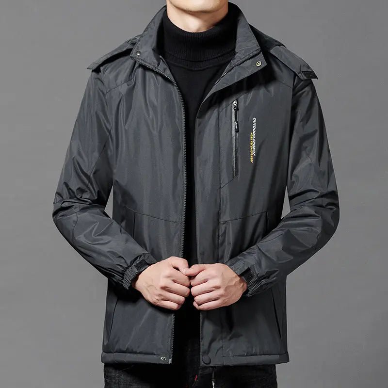 Men Coat Thickened Windproof And Warm - Honesty Sales